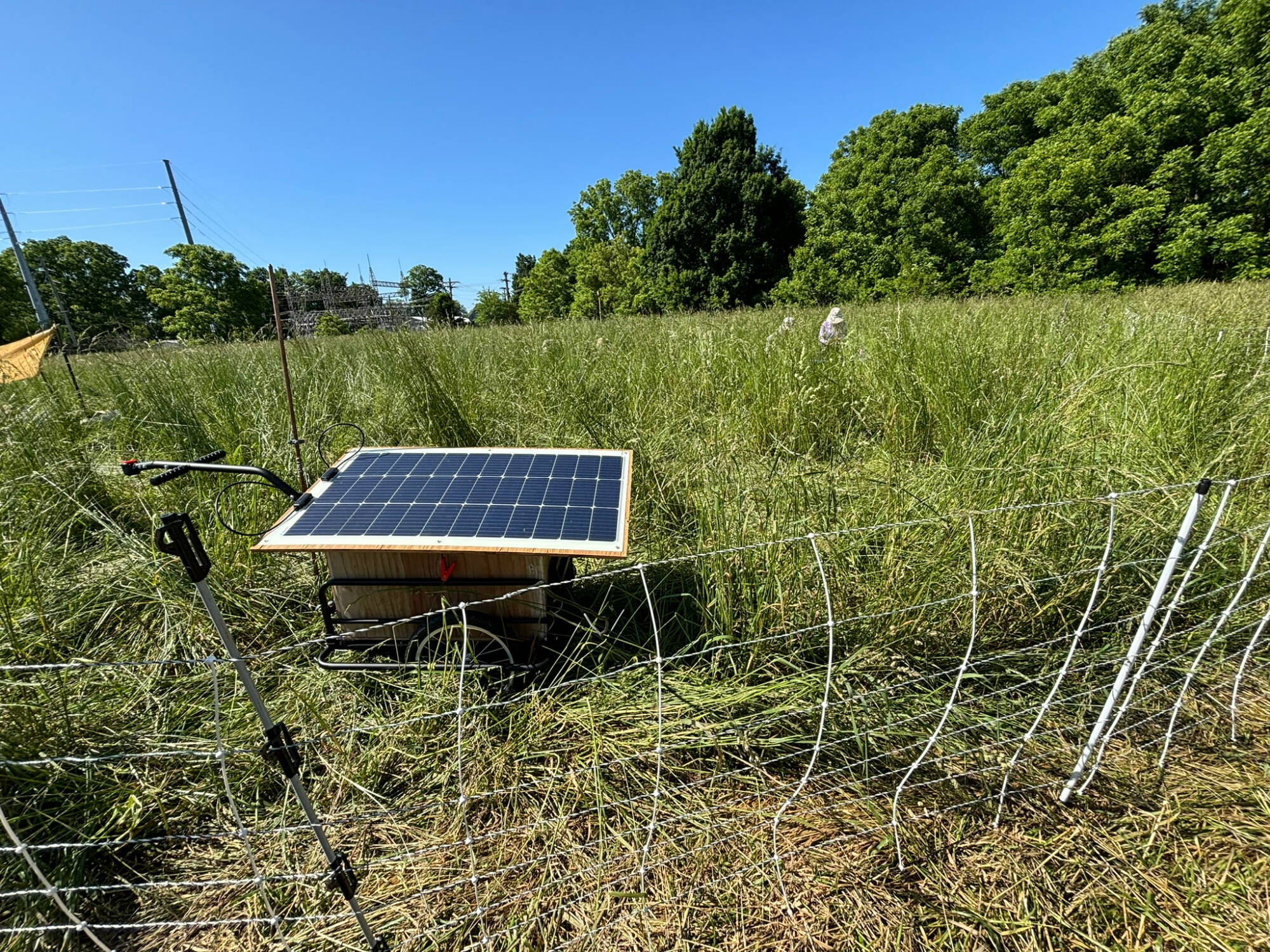 solar panel in a field